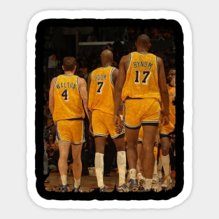 That Time When 'The Lakers' Went Out and Played in Shorts For A Half Sticker